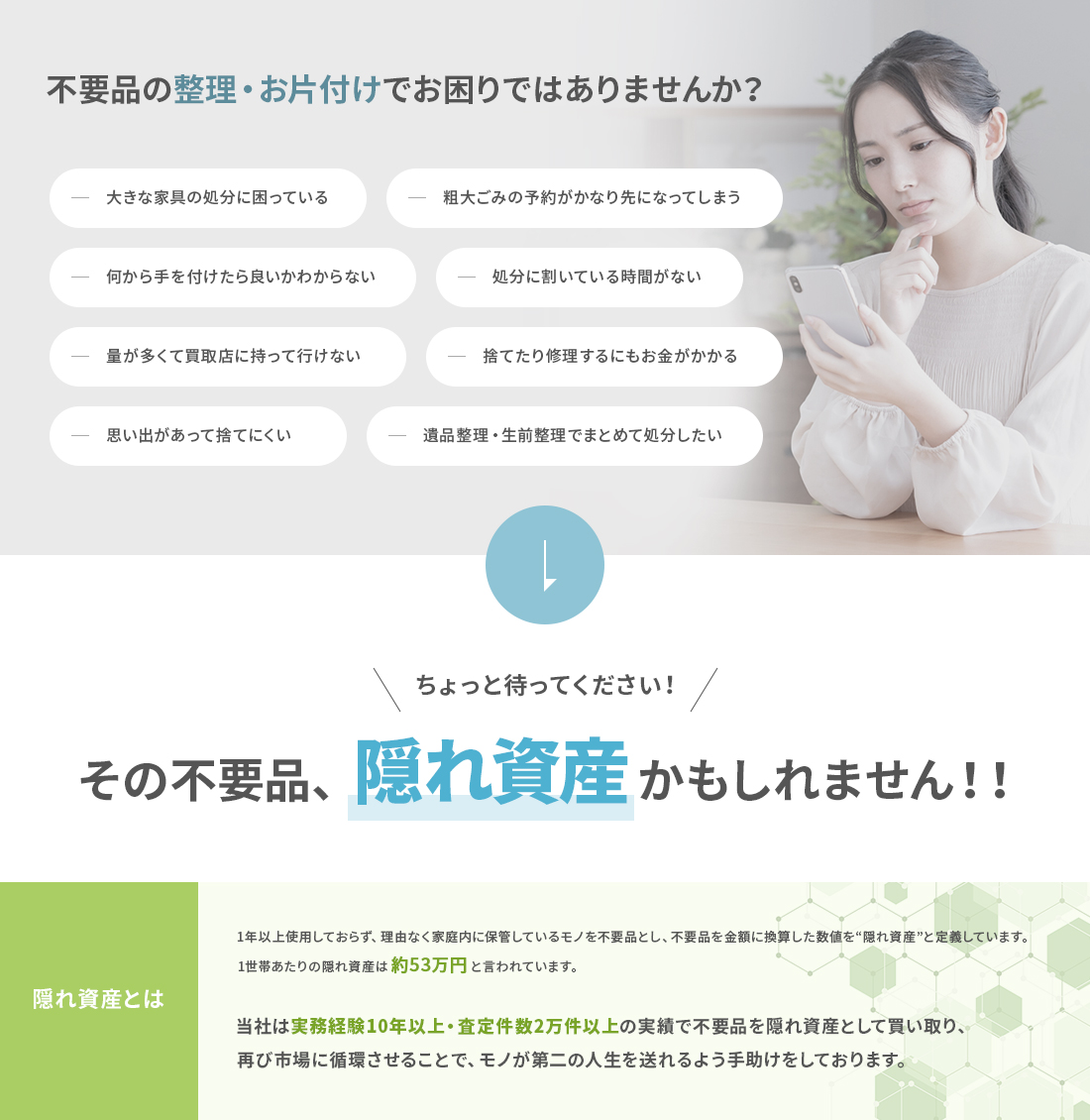 その不要品、隠れ資産かもしれません！！