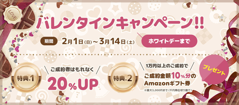 バレンタインキャンペーン